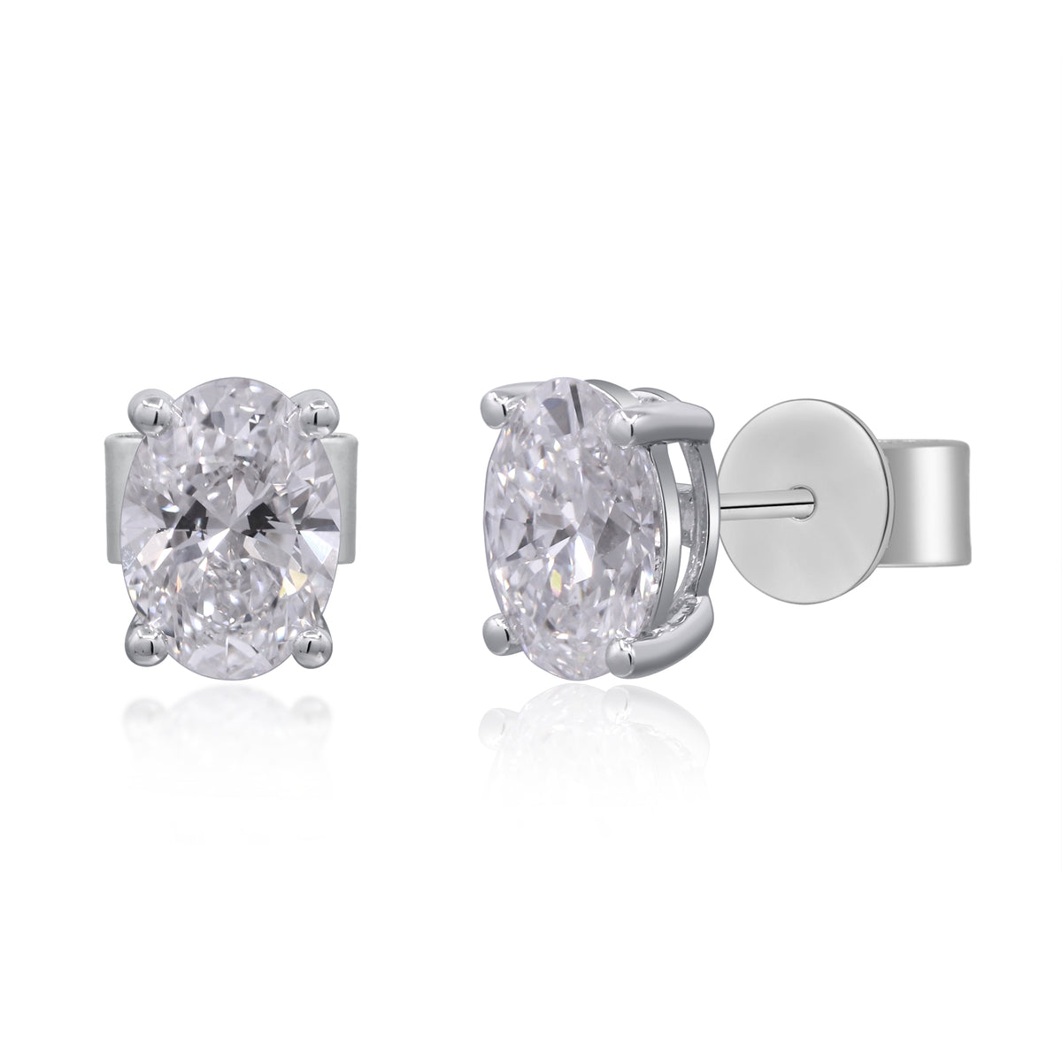 myGemma 2.04 ctw White Gold Lab Grown Diamond Earrings 2