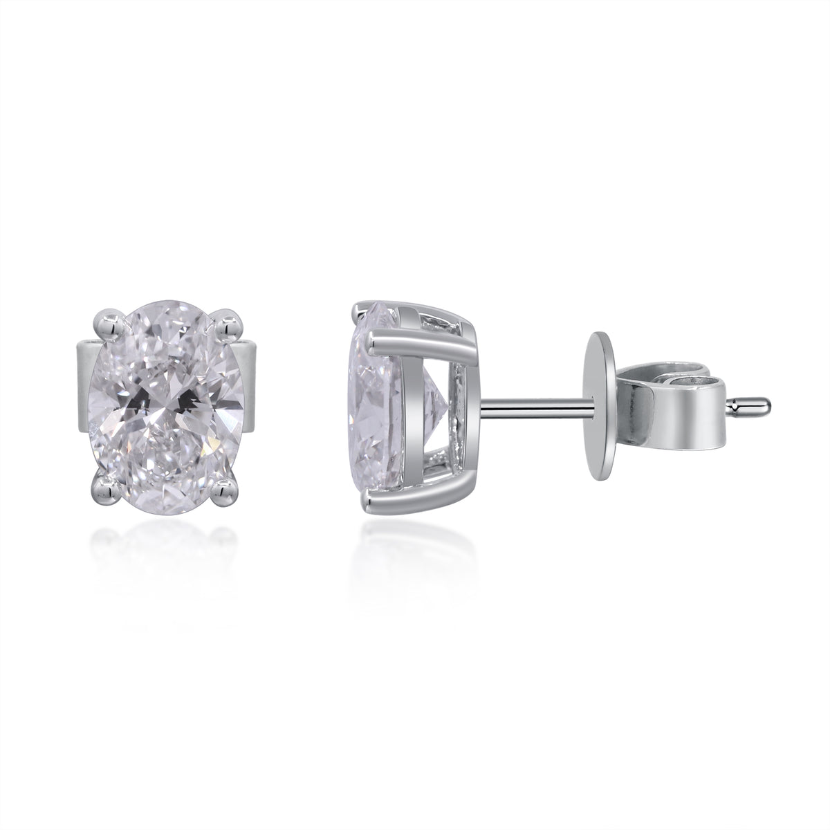 myGemma 2.04 ctw White Gold Lab Grown Diamond Earrings 3
