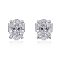 myGemma 2.04 ctw White Gold Lab Grown Diamond Earrings fv