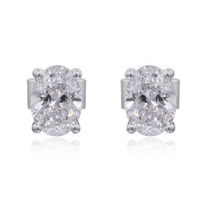 myGemma 2.04 ctw White Gold Lab Grown Diamond Earrings fv