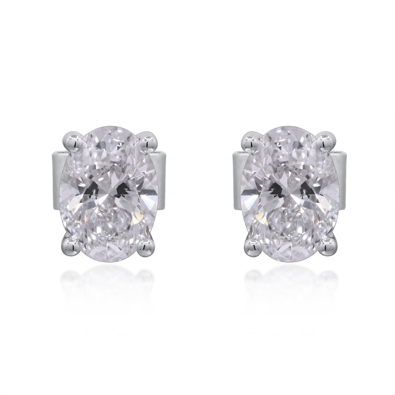 myGemma 2.04 ctw White Gold Lab Grown Diamond Earrings fv