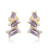myGemma 1.48 ctw Yellow Gold Lab Grown Diamond Earrings 2