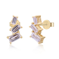 myGemma 1.48 ctw Yellow Gold Lab Grown Diamond Earrings fv