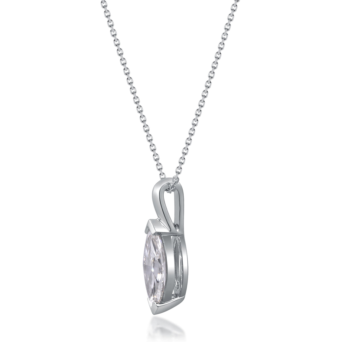 myGemma 1.67 ctw White Gold Lab Grown Diamond Pendant 2