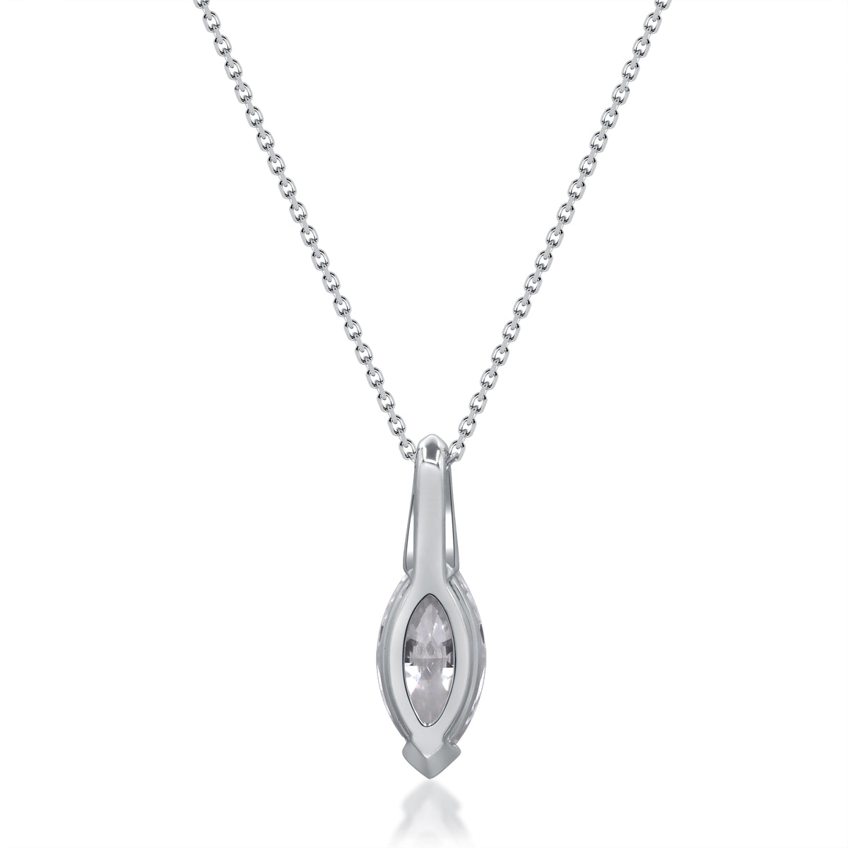 myGemma 1.67 ctw White Gold Lab Grown Diamond Pendant 3