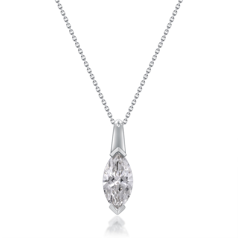 myGemma 1.67 ctw White Gold Lab Grown Diamond Pendant fv