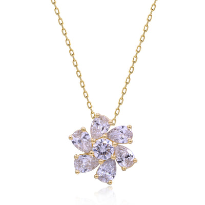 myGemma 1.43 ctw Yellow Gold Lab Grown Diamond Pendant fv