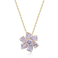 myGemma 1.43 ctw Yellow Gold Lab Grown Diamond Pendant fv