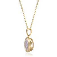 myGemma 1.02 ctw Yellow Gold Lab Grown Diamond Pendant 2