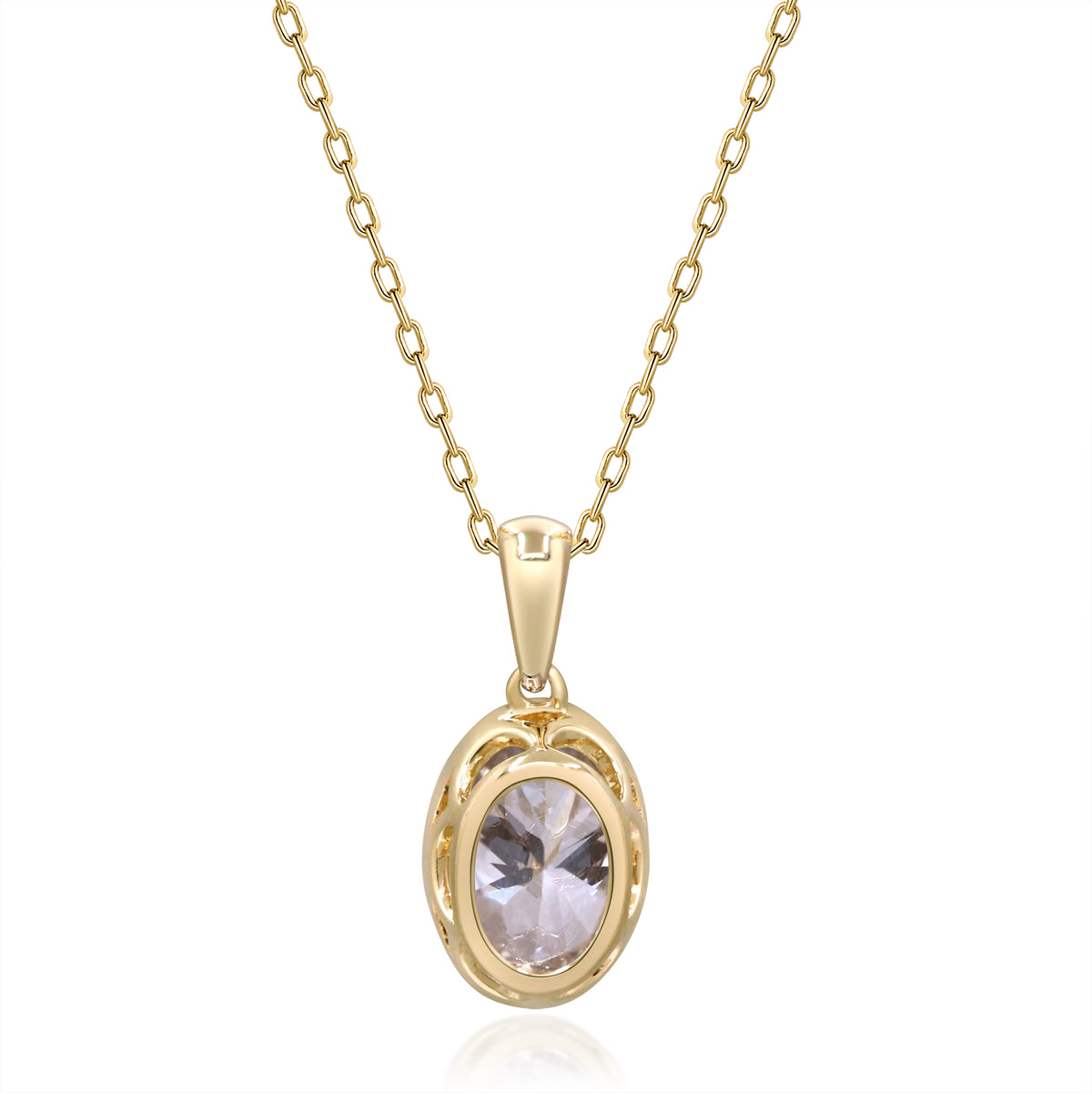 myGemma 1.02 ctw Yellow Gold Lab Grown Diamond Pendant 3