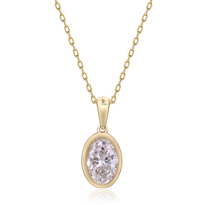 myGemma 1.02 ctw Yellow Gold Lab Grown Diamond Pendant fv