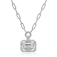myGemma 2.1 ctw White Gold Lab Grown Diamond Necklace fv