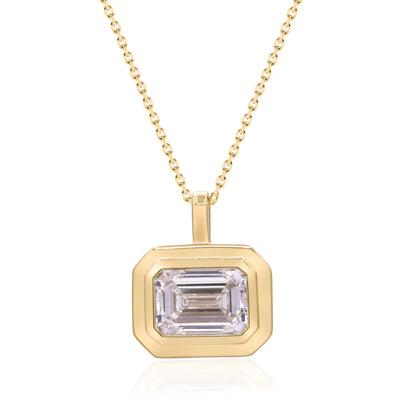 myGemma 3.1 ctw Yellow Gold Lab Grown Diamond Pendant fv