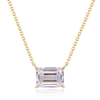 myGemma 2.12 ctw Yellow Gold Lab Grown Diamond Necklace fv