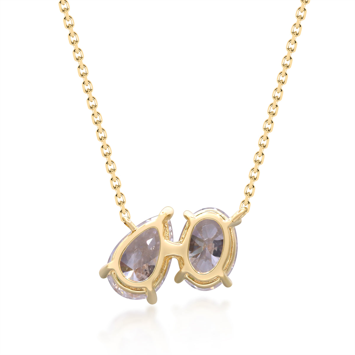 myGemma 2.09 ctw Yellow Gold Lab Grown Diamond Necklace 3