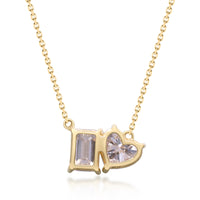 myGemma 2.28 ctw Yellow Gold Lab Grown Diamond Necklace 2