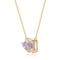 myGemma 2.28 ctw Yellow Gold Lab Grown Diamond Necklace 3