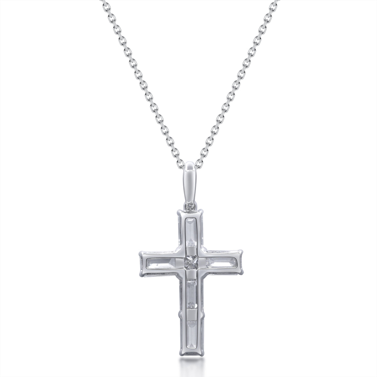 myGemma 1.76 ctw White Gold Lab Grown Diamond Pendant 3