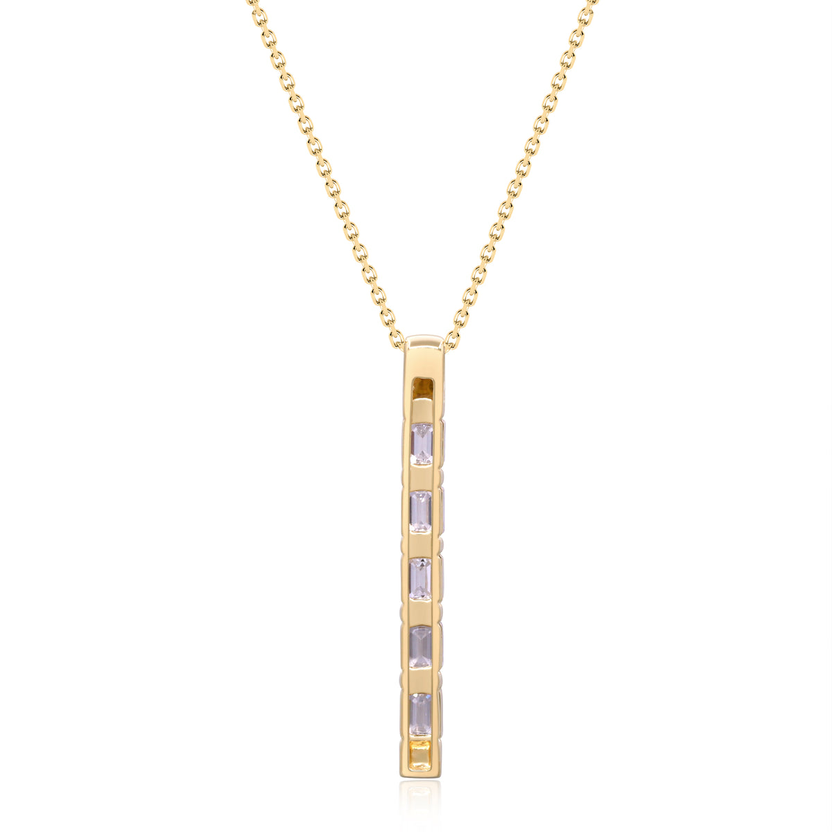 myGemma 1.2 ctw Yellow Gold Lab Grown Diamond Pendant 2