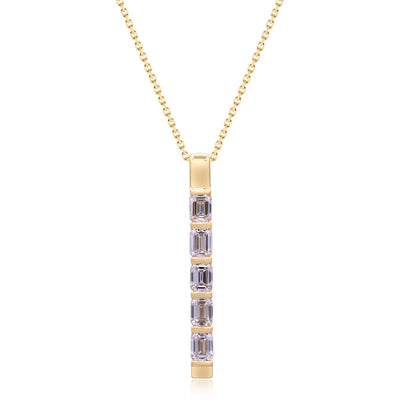 myGemma 1.2 ctw Yellow Gold Lab Grown Diamond Pendant fv