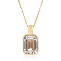 myGemma 4.94 ctw Yellow Gold Lab Grown Diamond Pendant fv