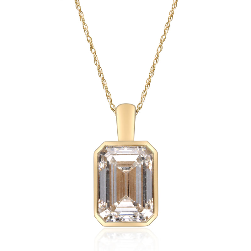 myGemma 4.94 ctw Yellow Gold Lab Grown Diamond Pendant fv
