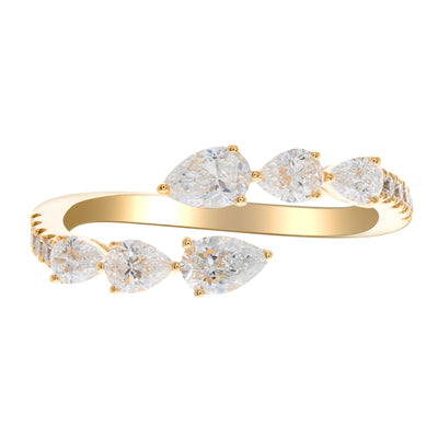 myGemma 1.01 ctw Yellow Gold Lab Grown Diamond Ring fv