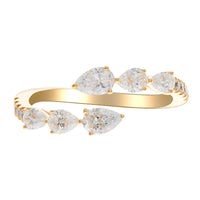 myGemma 1.01 ctw Yellow Gold Lab Grown Diamond Ring fv
