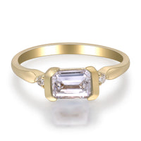 myGemma 1.11 ctw Yellow Gold Lab Grown Diamond Ring fv