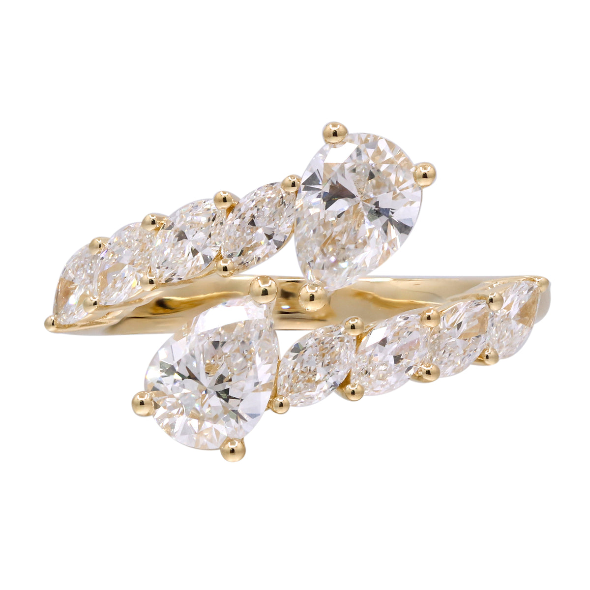 myGemma 2.13 ctw Yellow Gold Lab Grown Diamond Ring 2