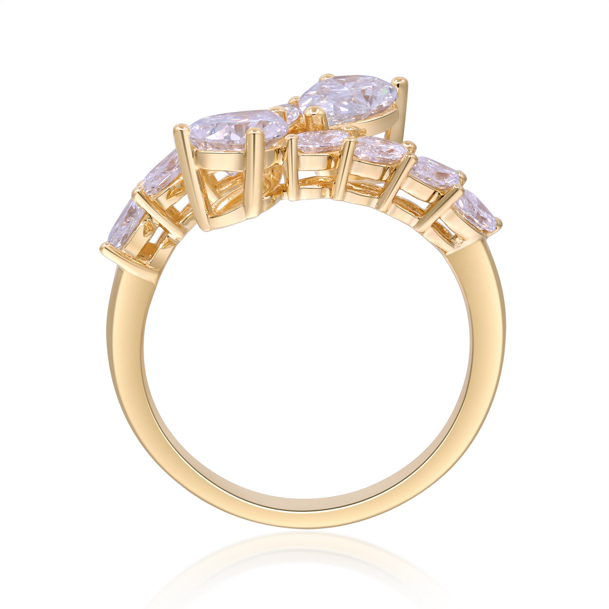 myGemma 2.13 ctw Yellow Gold Lab Grown Diamond Ring 4