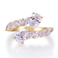 myGemma 2.13 ctw Yellow Gold Lab Grown Diamond Ring fv
