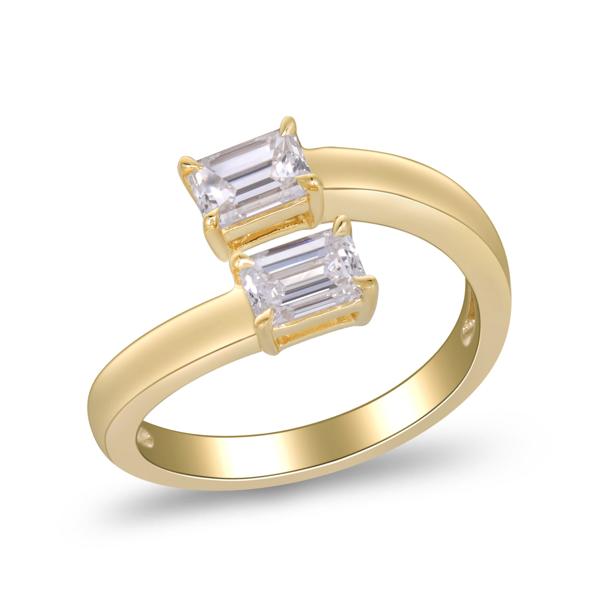 myGemma 1.11 ctw Yellow Gold Lab Grown Diamond Ring 2
