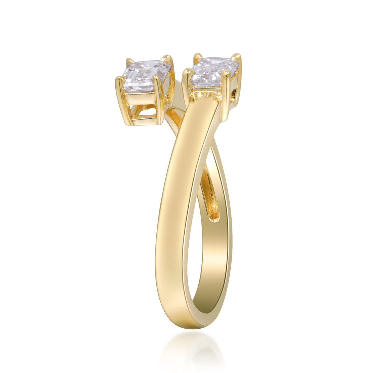 myGemma 1.11 ctw Yellow Gold Lab Grown Diamond Ring 3