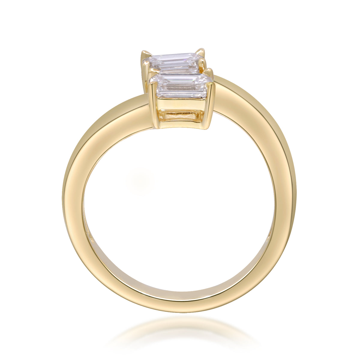 myGemma 1.11 ctw Yellow Gold Lab Grown Diamond Ring 4