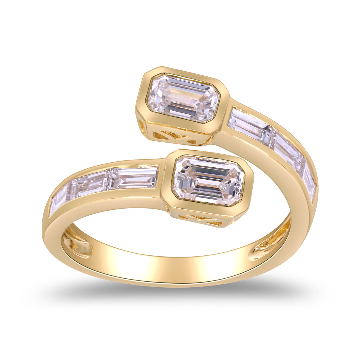 myGemma 1.69 ctw Yellow Gold Lab Grown Diamond Ring 3