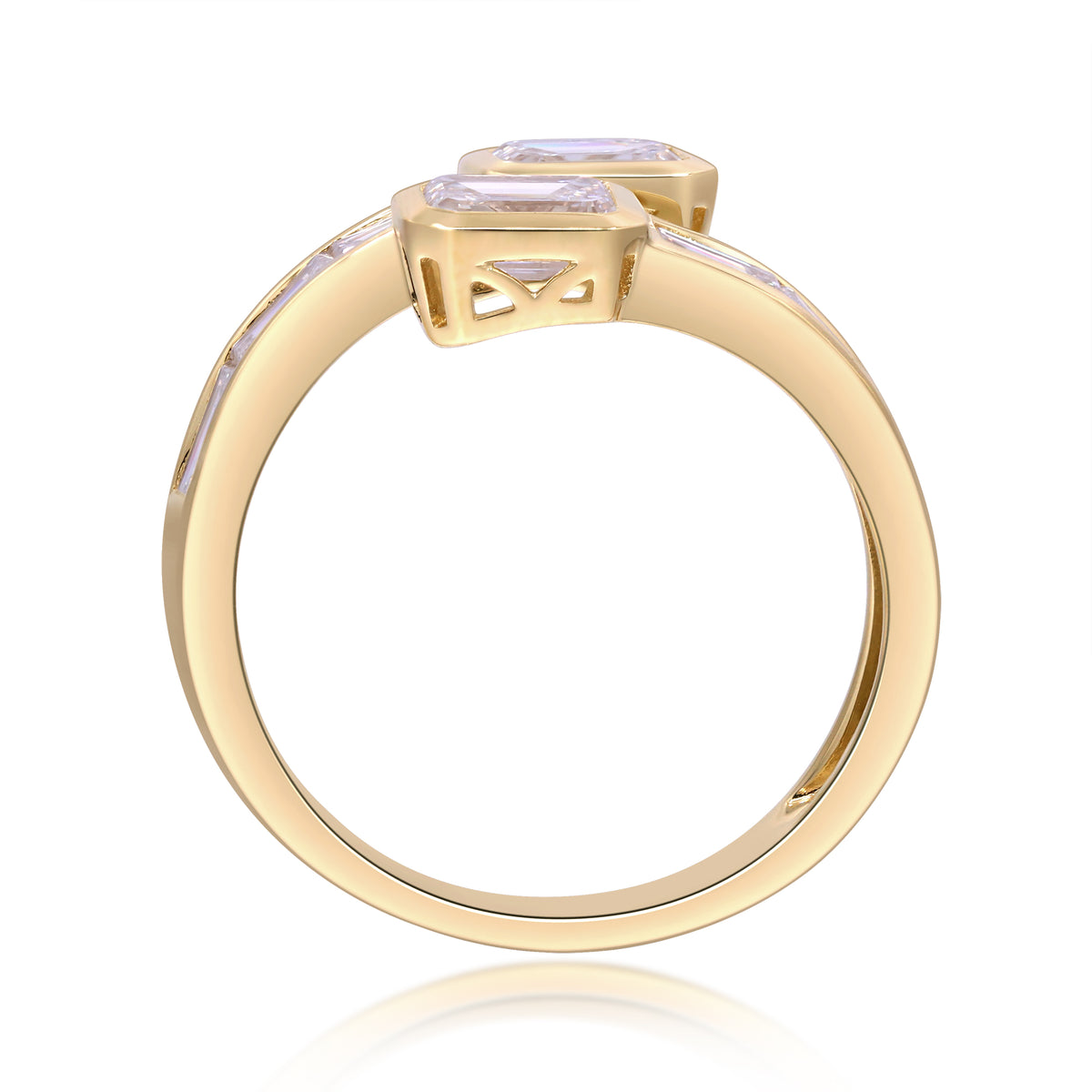 myGemma 1.69 ctw Yellow Gold Lab Grown Diamond Ring 4