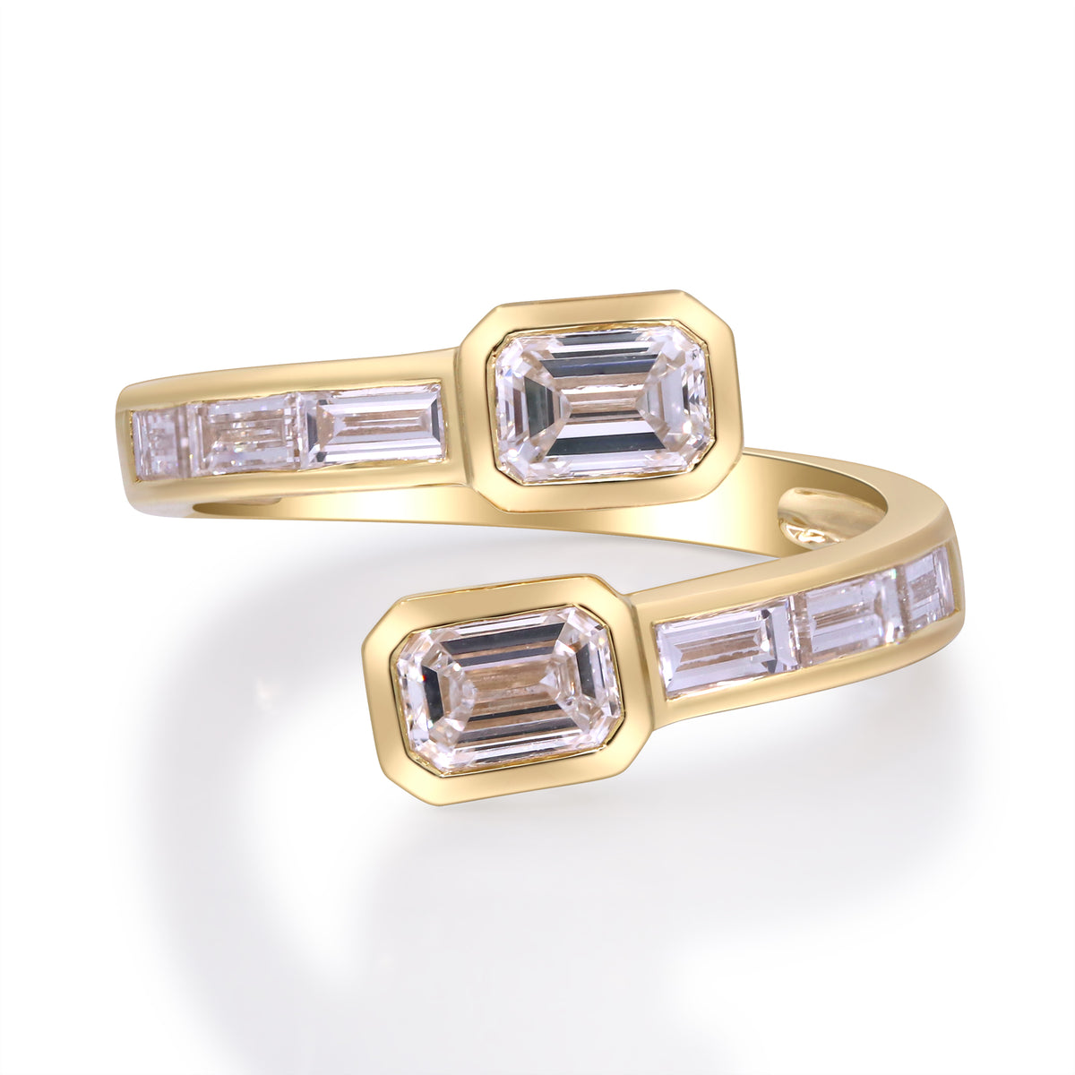 myGemma 1.69 ctw Yellow Gold Lab Grown Diamond Ring fv