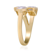 myGemma 1.95 ctw Yellow Gold Lab Grown Diamond Ring 2