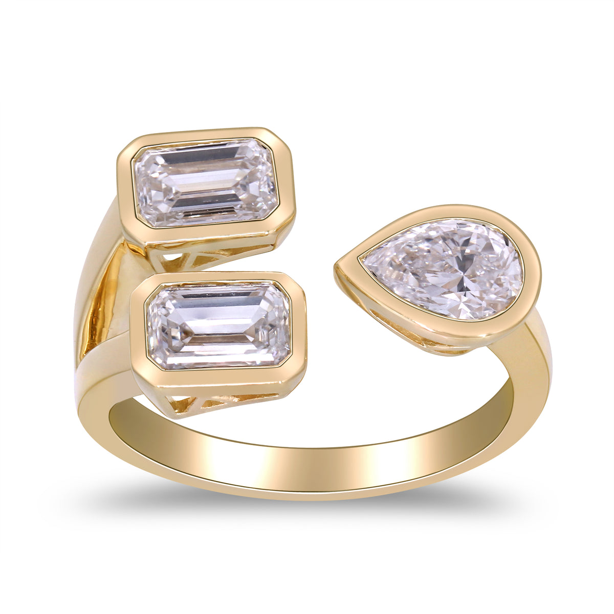myGemma 1.95 ctw Yellow Gold Lab Grown Diamond Ring 3