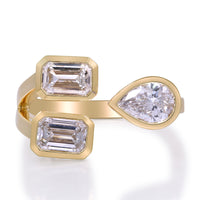 myGemma 1.95 ctw Yellow Gold Lab Grown Diamond Ring fv