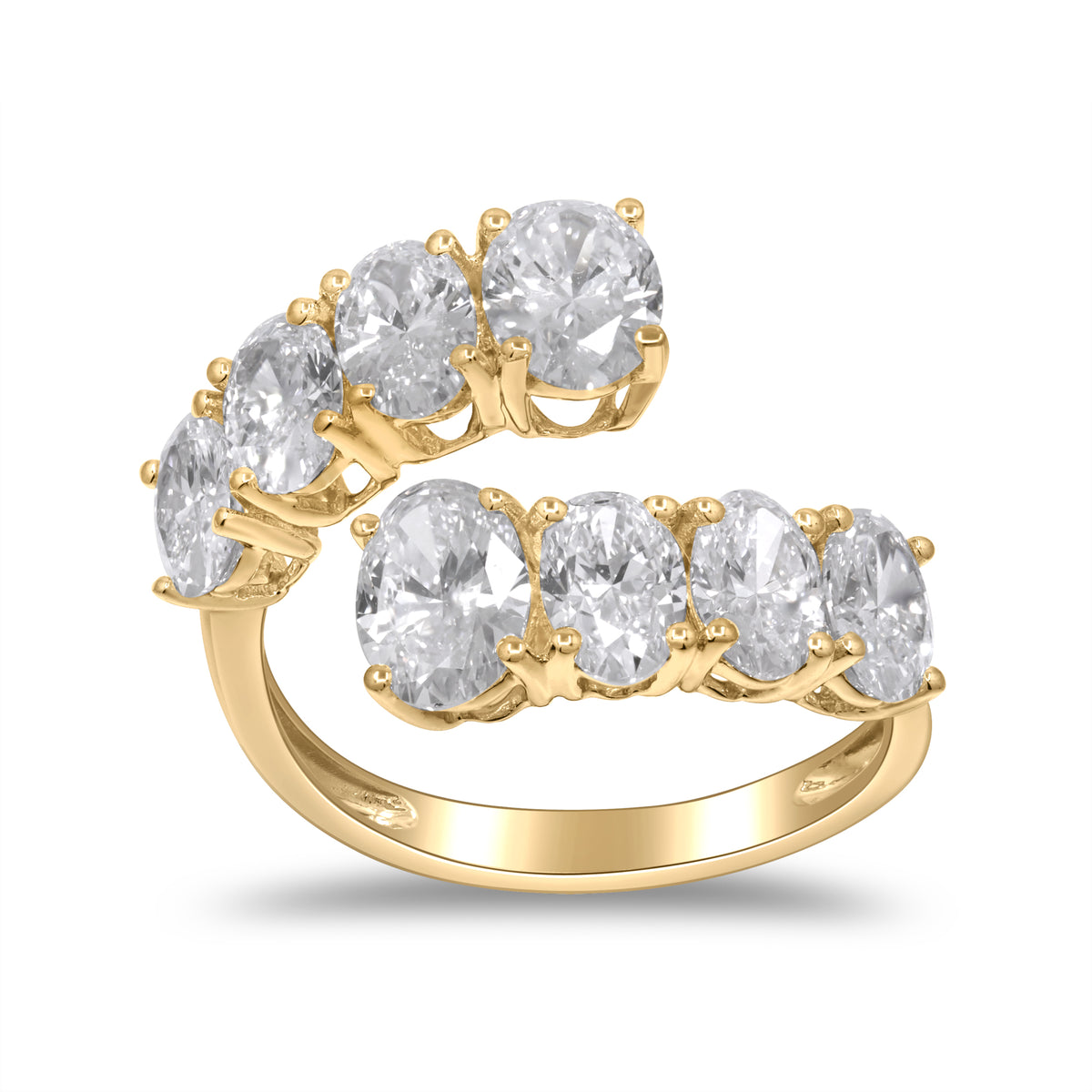 myGemma 3.76 ctw Yellow Gold Lab Grown Diamond Ring 3