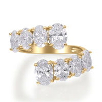 myGemma 3.76 ctw Yellow Gold Lab Grown Diamond Ring fv