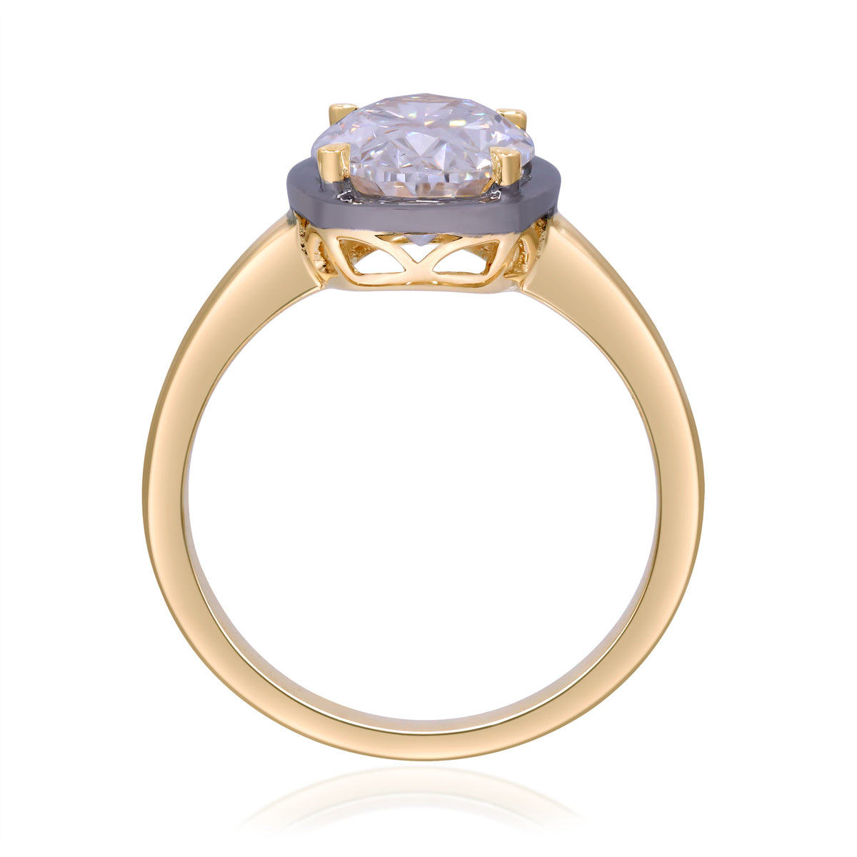 myGemma 3.02 ctw Yellow Gold Lab Grown Diamond Engagement Ring 2
