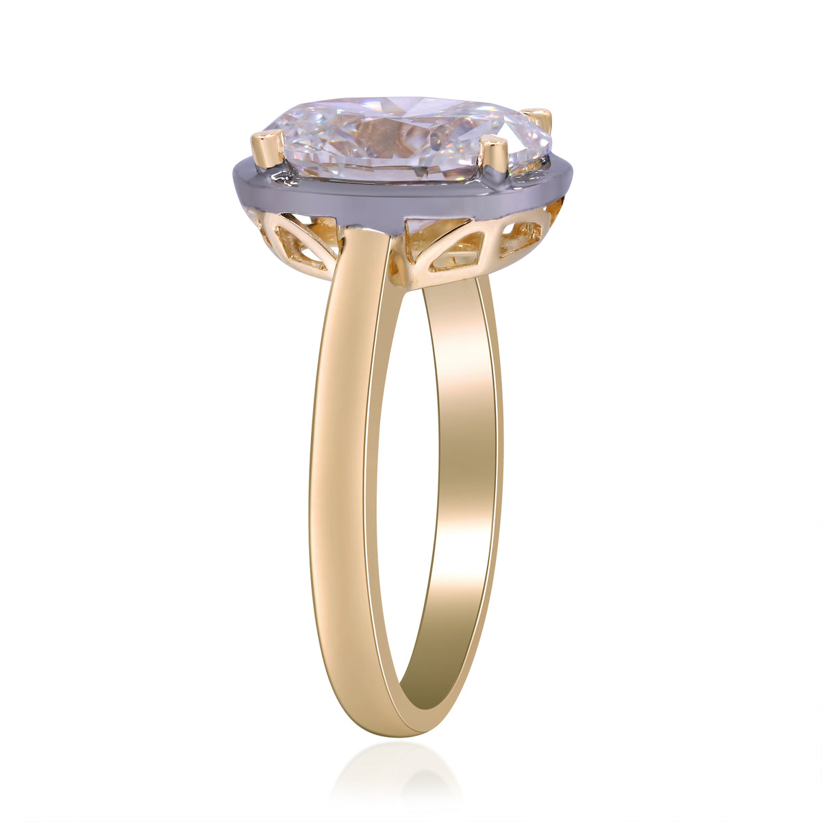 myGemma 3.02 ctw Yellow Gold Lab Grown Diamond Engagement Ring 5