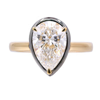 myGemma 3.01 ctw Yellow Gold Lab Grown Diamond Engagement Ring fv