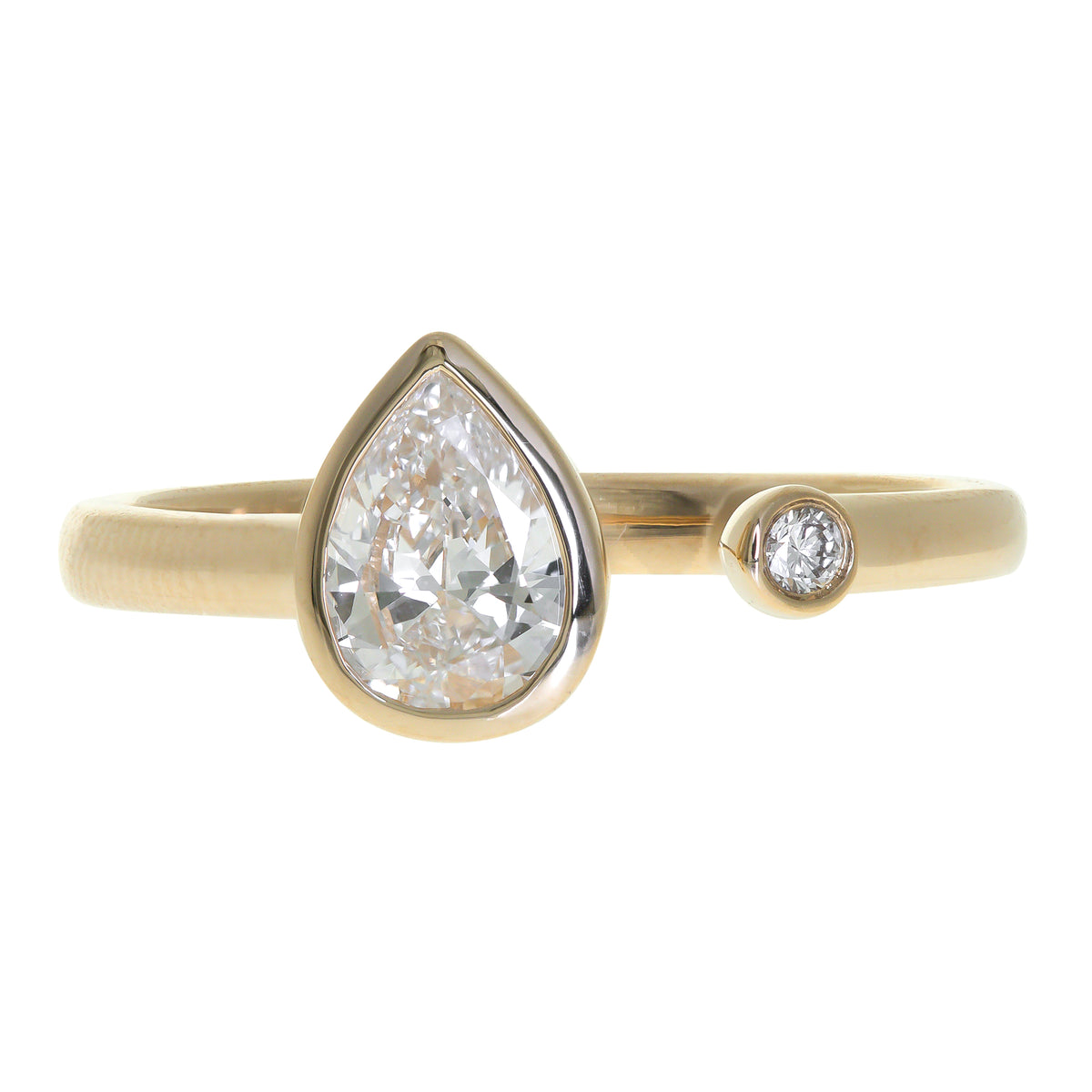 myGemma 0.67 ctw Yellow Gold Lab Grown Diamond Ring fv