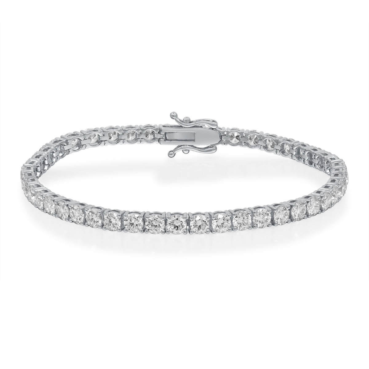 myGemma 8.76 ctw White Gold Lab Grown Diamond Bracelet fv