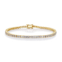 myGemma 2.51 ctw Yellow Gold Lab Grown Diamond Bracelet fv