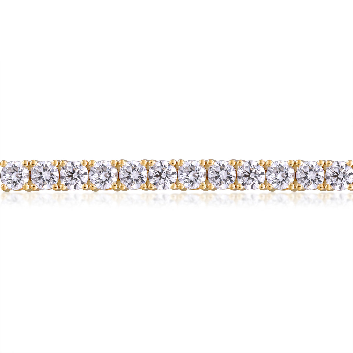 myGemma 8.85 ctw Yellow Gold Lab Grown Diamond Bracelet 2